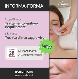 28/10/2024 - Civitanova Marche • INFORMA FORMA CORPO - TRATTAMENTO LENITIVO-RIEQUILIBRANTE E LA NUOVA TECNICA DI MASSAGGIO VISO (Copy)